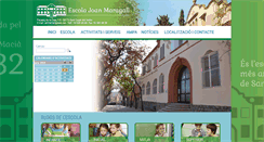 Desktop Screenshot of escolajoanmaragall.com