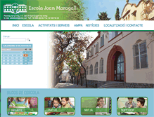 Tablet Screenshot of escolajoanmaragall.com