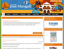 Tablet Screenshot of escolajoanmaragall.org